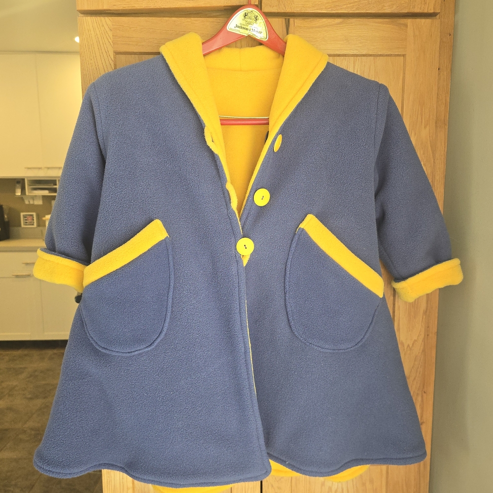 Girls Fleece Jacket -Reversible